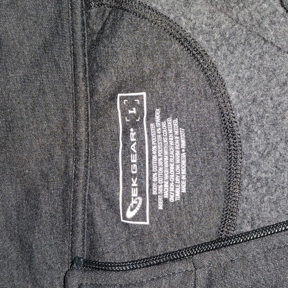 #41 ~ Gray Tek Gear Jacket Size Large - Picture 3 of 4